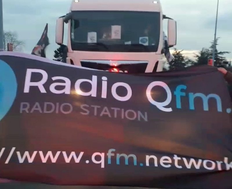 Radio Qfm Teilnehmer “LIVE” beim ConvoyForFreedomEurope