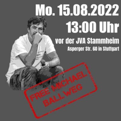 Michael Ballweg - Haftprüfungstermin - Heute Montag 15.08.2022