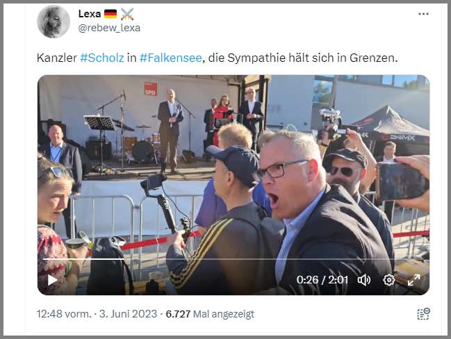 “Ohne Verstand im Hirn” – Bundeskanzler Scholz beschimpft Demonstranten…