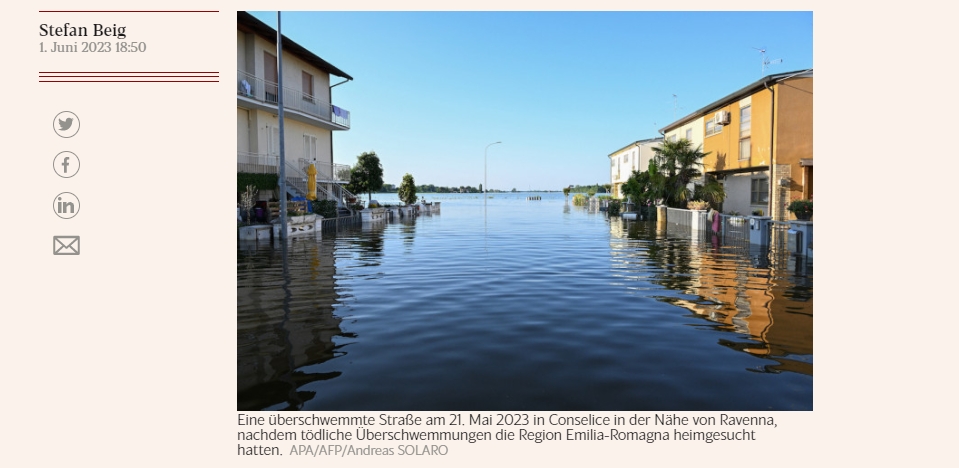 Neue Studie – Flut-Drama in Mittelitalien war nicht von Klimawandel verursacht…