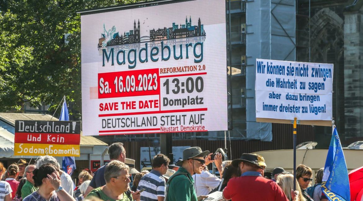 Großdemo in Magdeburg – „Es müssen wieder Gesetze für das Volk gemacht werden“